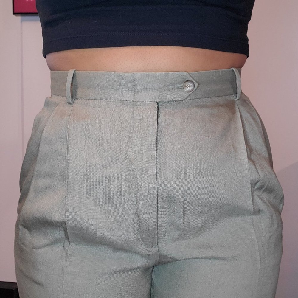 Barry Bricken Olive Green Trousers Size 14